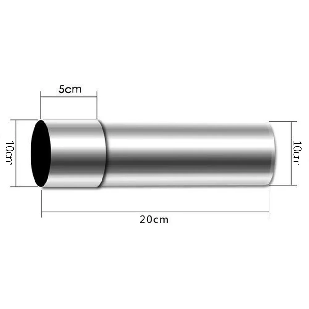 1pc Chimney Flue Pipe Stainless Steel Chimney Liner Multi Flue Stove Pipe Ø7-10cm 0.2-0.5m Heat Tube For Stoves Water Heater