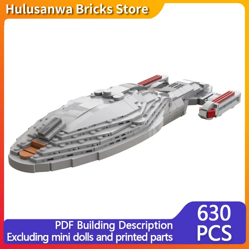 

Popular Movie Model MOC Building Bricks Transport Spaceship Modular Technology Gifts Holiday Assemble Children Toys Suit