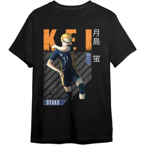 Haikyuu Japanese Anime Comic Haikyu Volleyball Kei Tsukishima Shoyo T-Shirt