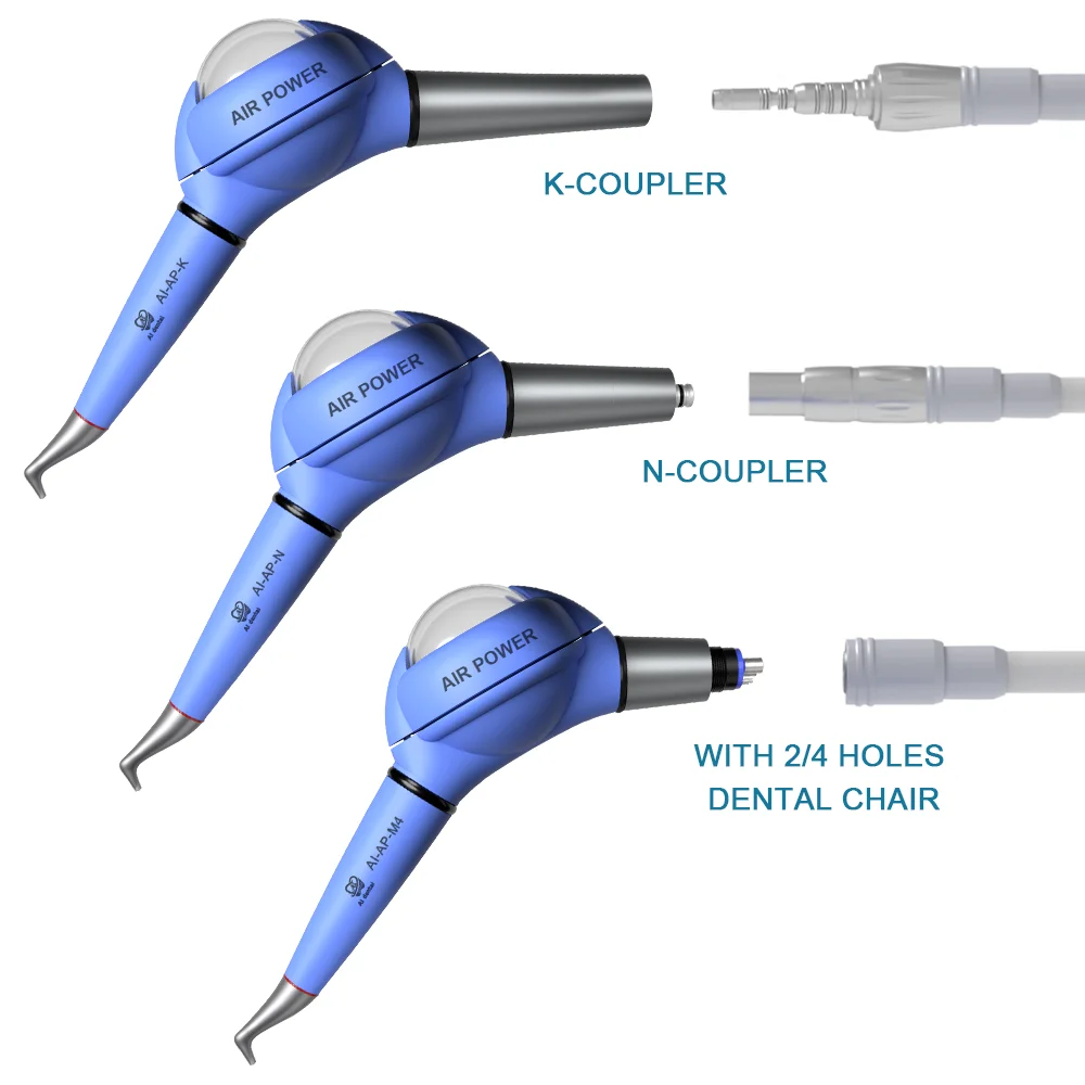 AI-AP-Sistema de pulido Dental Prophy, herramienta de mano para blanquear los dientes, chorro de aire, chorro de agua interno, pistola de pulido