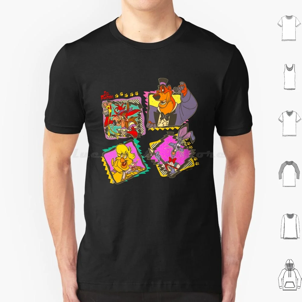 Five Nights At T Shirt 6Xl Cotton Cool Tee Fnaf Five Nights At Fazbear