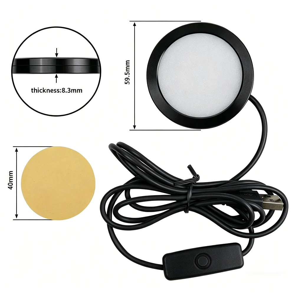 DIY Model For Bambu Lab Led Lamp Kit For Bambulab Light Kit Warm White / Multicolor Led Light Parts 3D Printing Parts