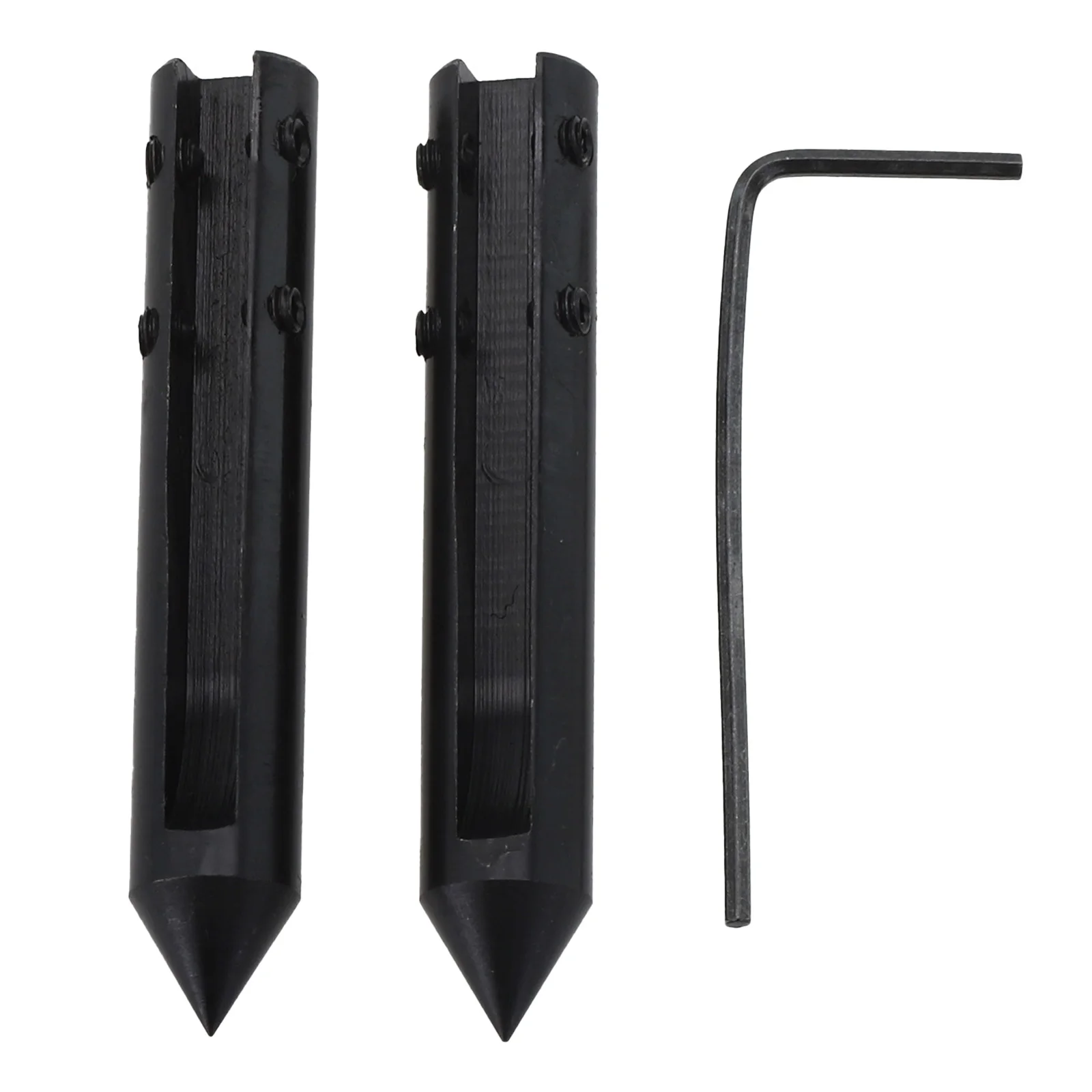 2pcs 0.375\'\' Scribe Needle Centerline Gauge With Wrench For 4\'\' 6\'\' And 8\'\' Caliper Probe Applicable To  Finding Center