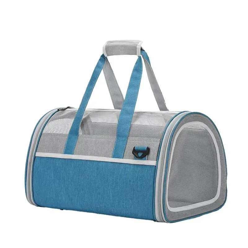 Durable Breathable Portable Soft-Sided Airline Approved Pet Carriers for Cats & Dogs-New Design Travel Bag