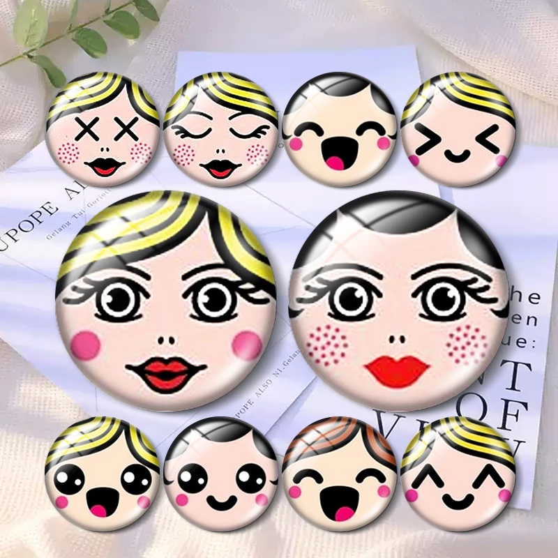 

Watercolor Daisy 10pcs 12mm/18mm/20mm/25mm Round photo glass cabochon demo flat back Making findings