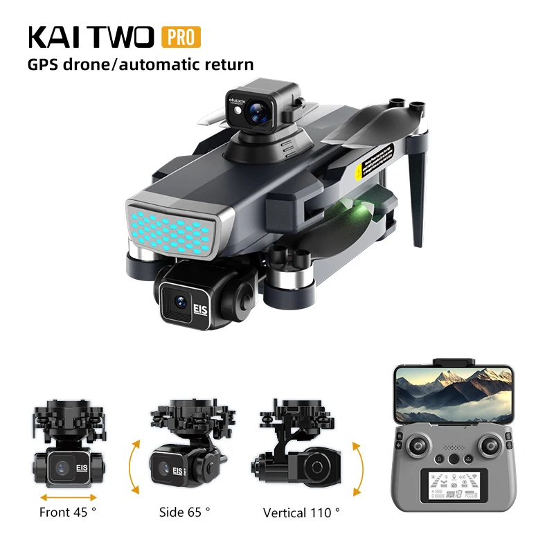 

8K FPV Dron with 3-Axis Gimbal GPS Obstacle Avoidance RC Quadcopter Aerial Photography 4K Camera Professional Drone Foldable Toy