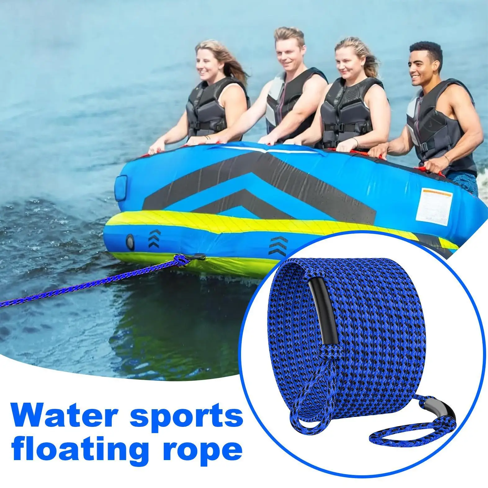 

Tow Rope For Tubing Floating Tow Rope Floating Kayak Strap For Safety Rescue Trailering Surfing Skiing Lake Docking Launching