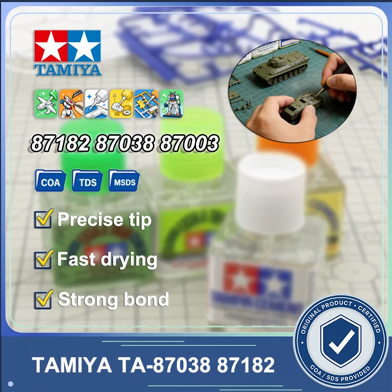 TAMIYA TA-87038 87182 Plastic Model Cement Sealant Extra Thin Mark