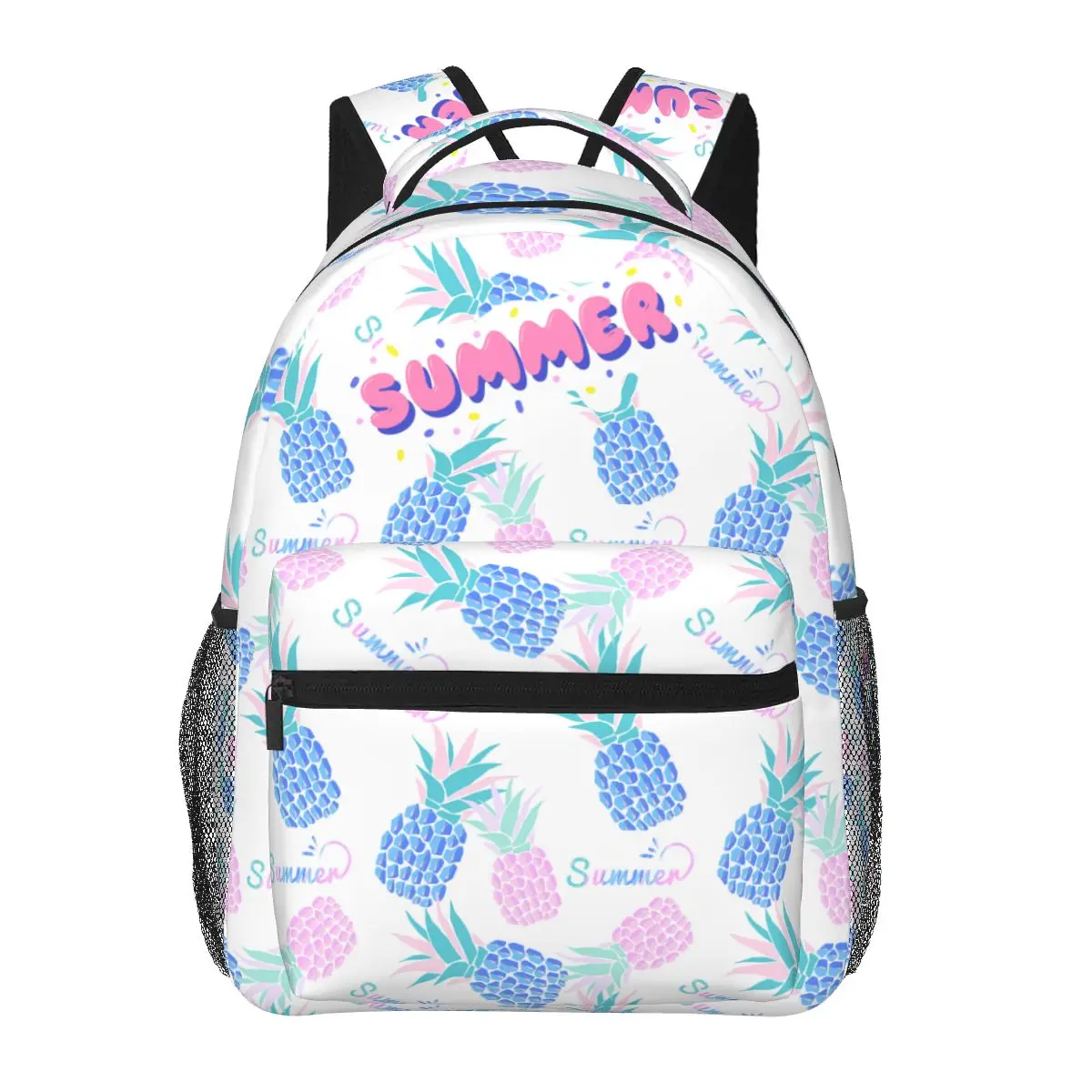 

Cartoon Pineapple Summer Customized backpack, student backpack, personalized backpack, special gift Casual backpack