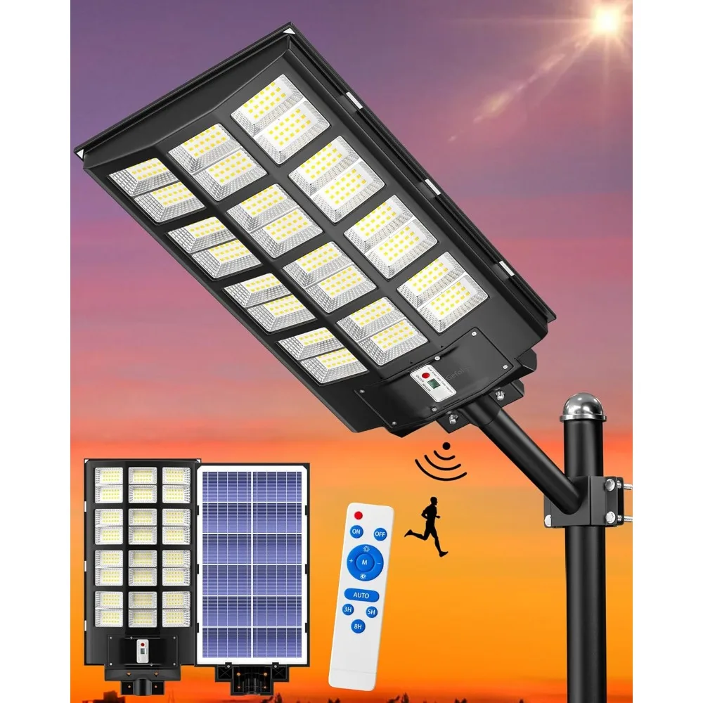 

Solar Light, Dusk To Dawn 6500K Flood Lights, IP67 Lamp, Solar Light