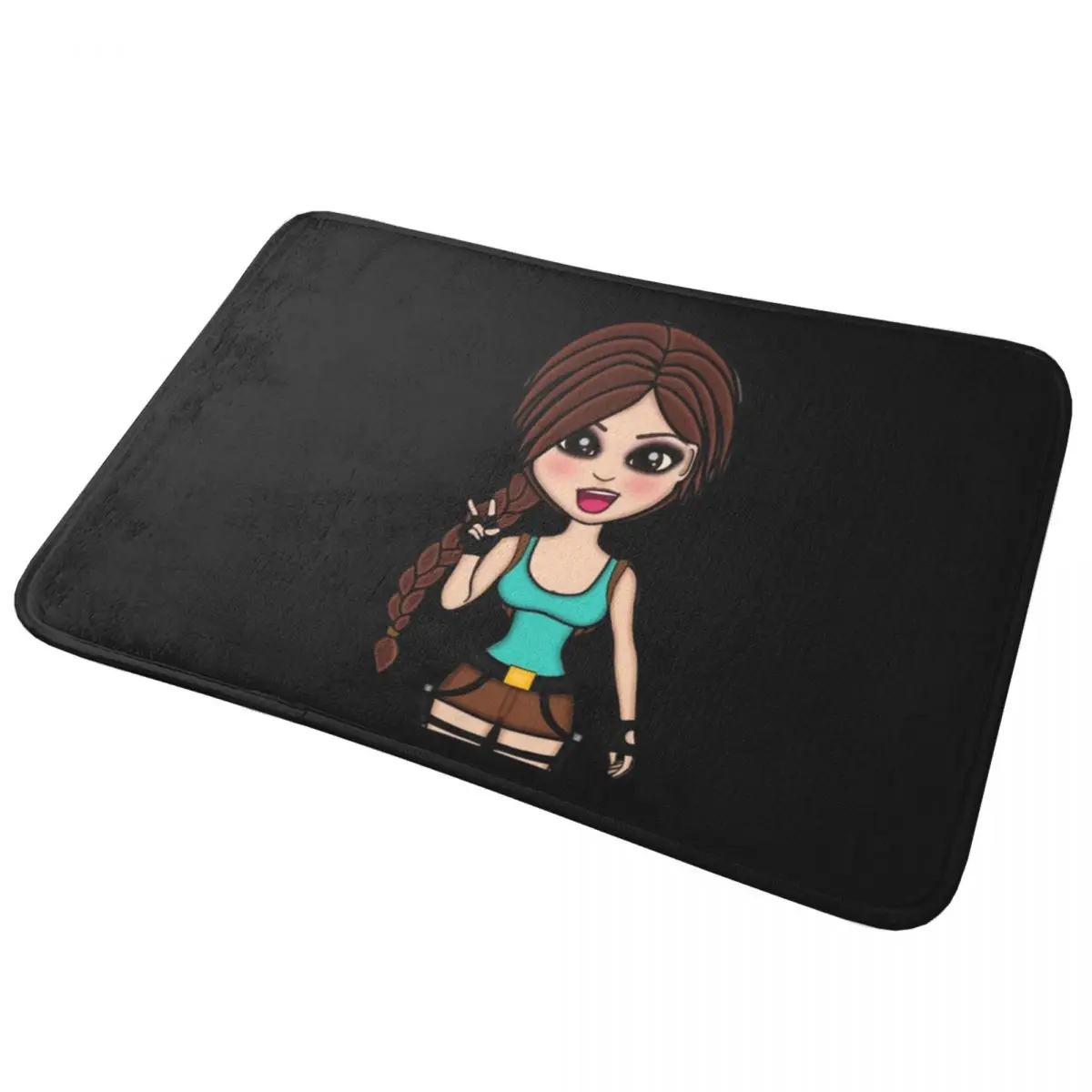 Secret To Lara Croft Doormat Anti-skid Super Absorbent Bath Mats Home Entrance Rugs Kitchen Living Room Bedroom Carpet Footpad