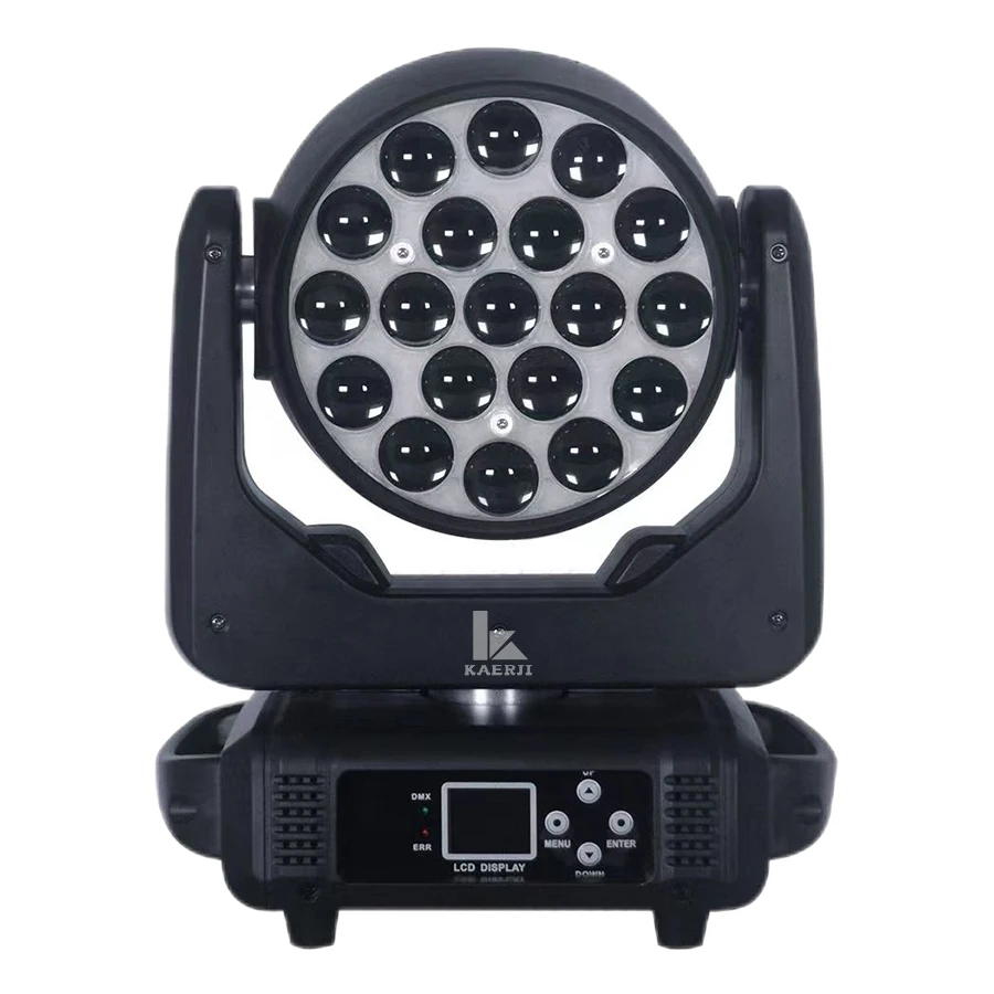 Imagem -02 - Led Moving Head Rgbw Beam Wash Zoom dj Stage Light Equipment Artistas de Concerto Casamento com Case 19x15w 110 Pcs