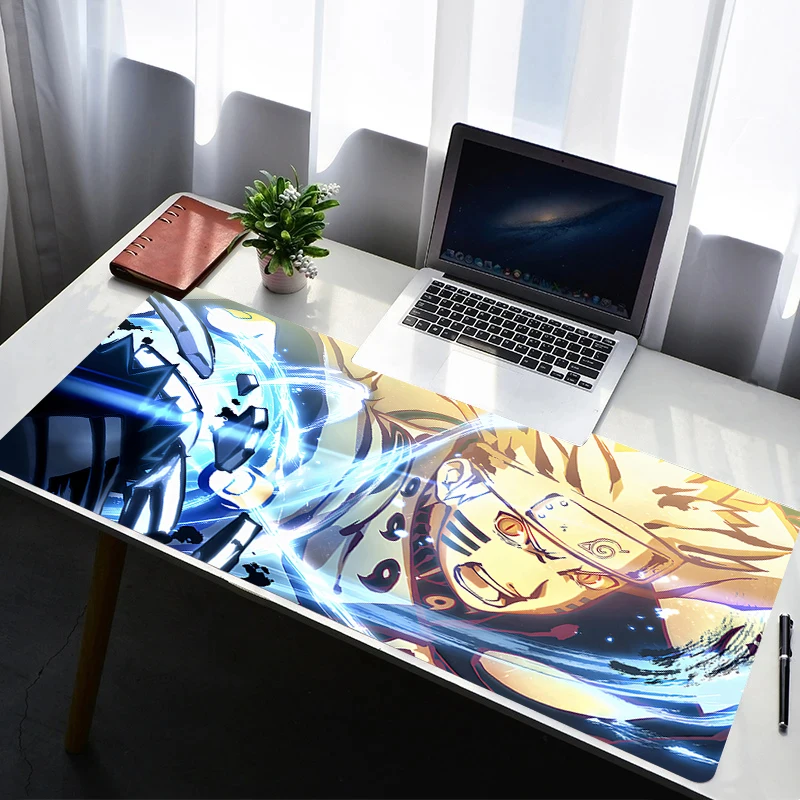 

Mouse Pad PC Non Slip Rubber Mousepad Laptop Gamer Cabinet Naruto Uzumaki HD Keyboard Pad Office Computer Gaming Desk Mouse Mat