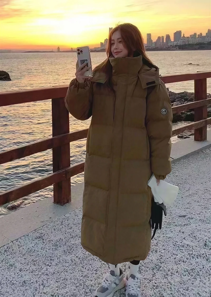 

Parkas Womens Militares Fall Polyester Lining Sided Snap-Button Waist-Closed Flap-Pocket Adjustable Drawcord Turtleneck Cleanfit