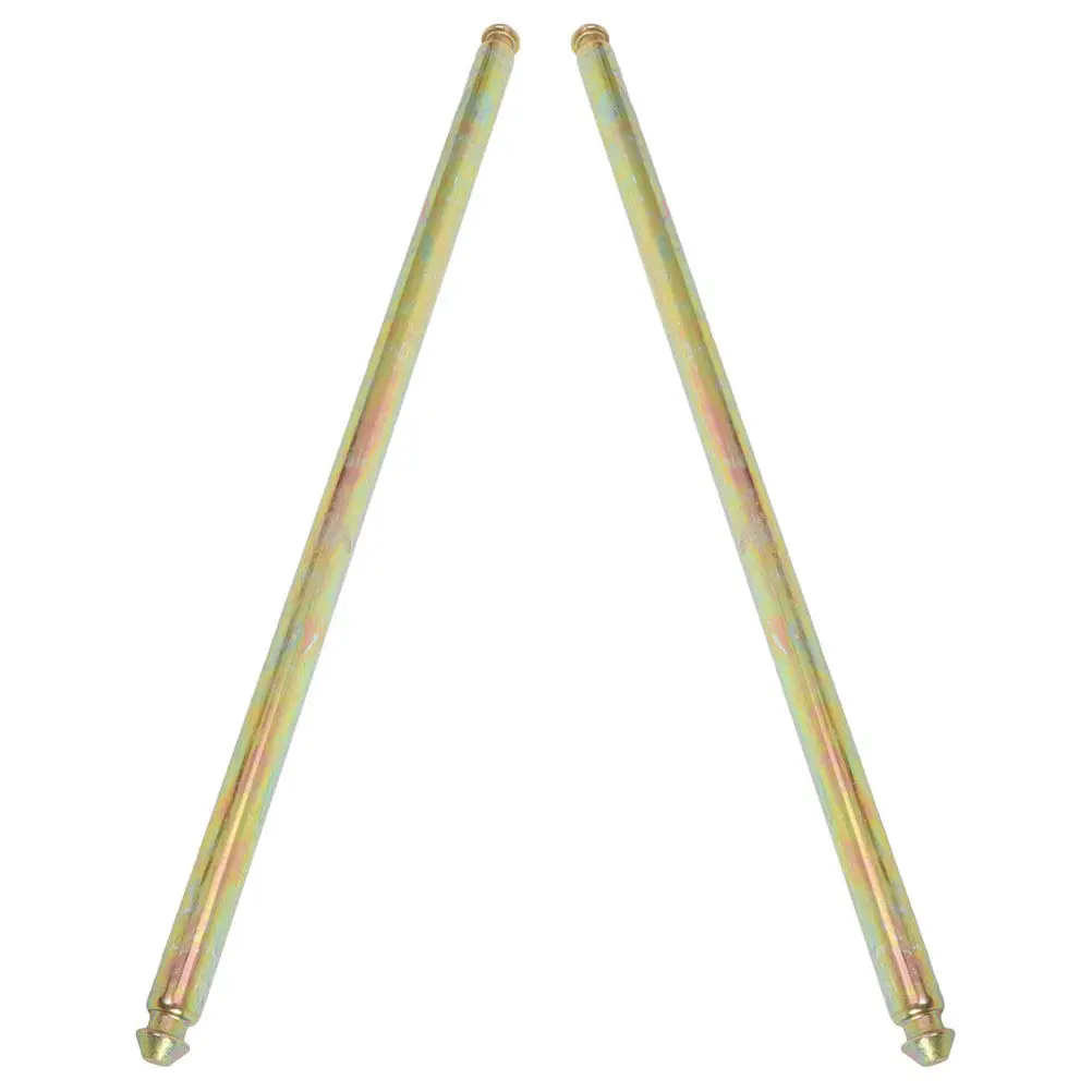 Trash Can Wheel Axle 2 Pack High Strength Metal Shaft Replacement Parts for Outdoor Garbage Waste Bins