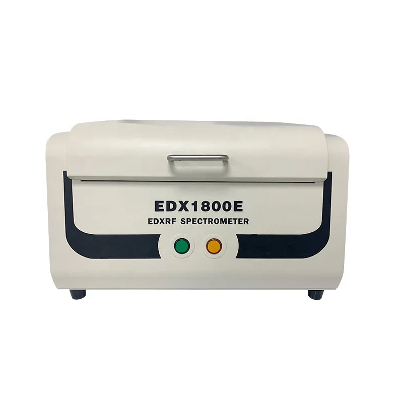 EDX 1800e RoHS EN71 Metal analyzer Bench Energy dispersive X-ray fluorescence spectrometer with US Amptek SDD detector