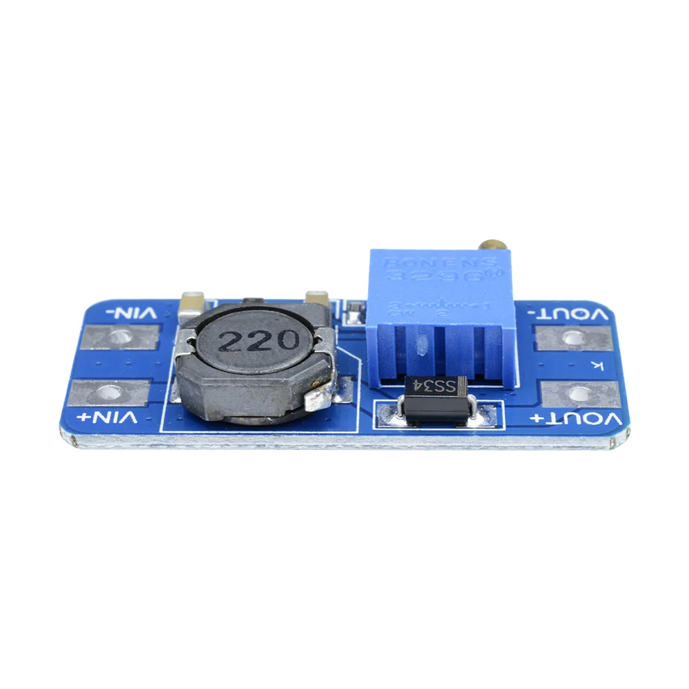 MT3608 DC-DC Adjustable Boost Module 2A Boost Plate Step Up Module 2V-24V to 9V 12V 15V 18V 24V Power Supply Module Dropshipping