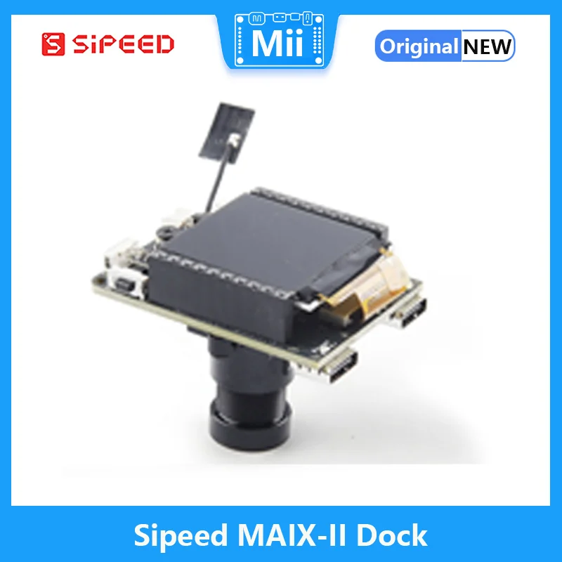 Sipeed MAIX-II Dock Is Een Aiot Vision Board Gedreven Door Allwinner V831, Met Wifi, 2 Miljoen Pixel Camera, 1.3 Inch Scherm