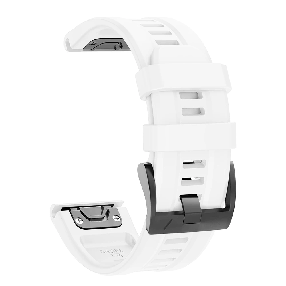 حزام سيليكون QuickFit 26/22 مللي متر لـ Garmin Epix Pro 47 51 مللي متر/Fenix 8 7x 7 Pro/Instinct 3 2X Solar/Foreunner 965 955