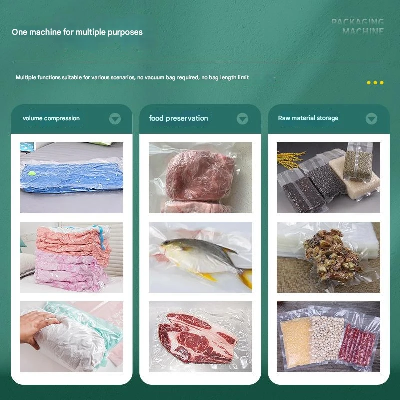 Vacuum Sealer Machine Packaging Easy to Operate and Wide Range of Applications Wireless Vacuum Sealer
