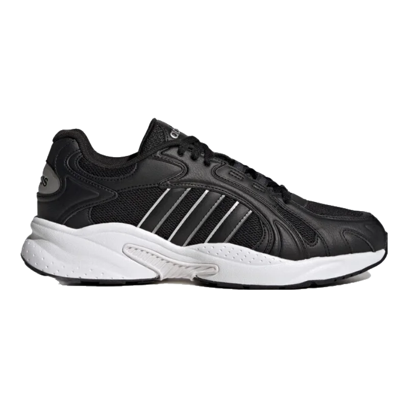 

Adidas Black and White Sneakers with "cloudfoam" Technology - Combining Style and Comfort for Everyday and Athletic Use