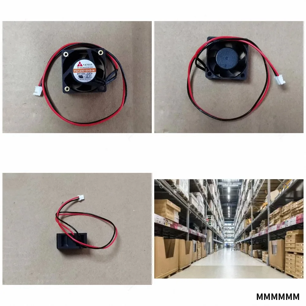 TT  FD123015HB-N 30*30*15mm 2-wire 12V 3015 3CM 0.07A dual ball bearing cooling fan
