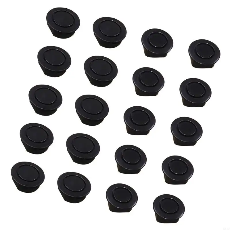 6XDF Universal Automotive Lens Hole Covers For Bumper Rubber Construction Resists Extreme Temperatures