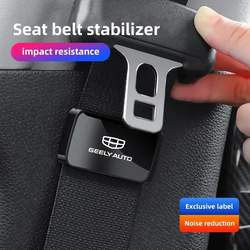 Magnetic Suction Car Seat Belt Fixing Clips Seat Belt Holder Stabilizer Fastener For Geely Atlas Coolray Emgrand X7 GT Tugella Preface Jingang ICON Boyue X6 X3 GS GL S1 X1 Okavango RADAR Jiaji GC9