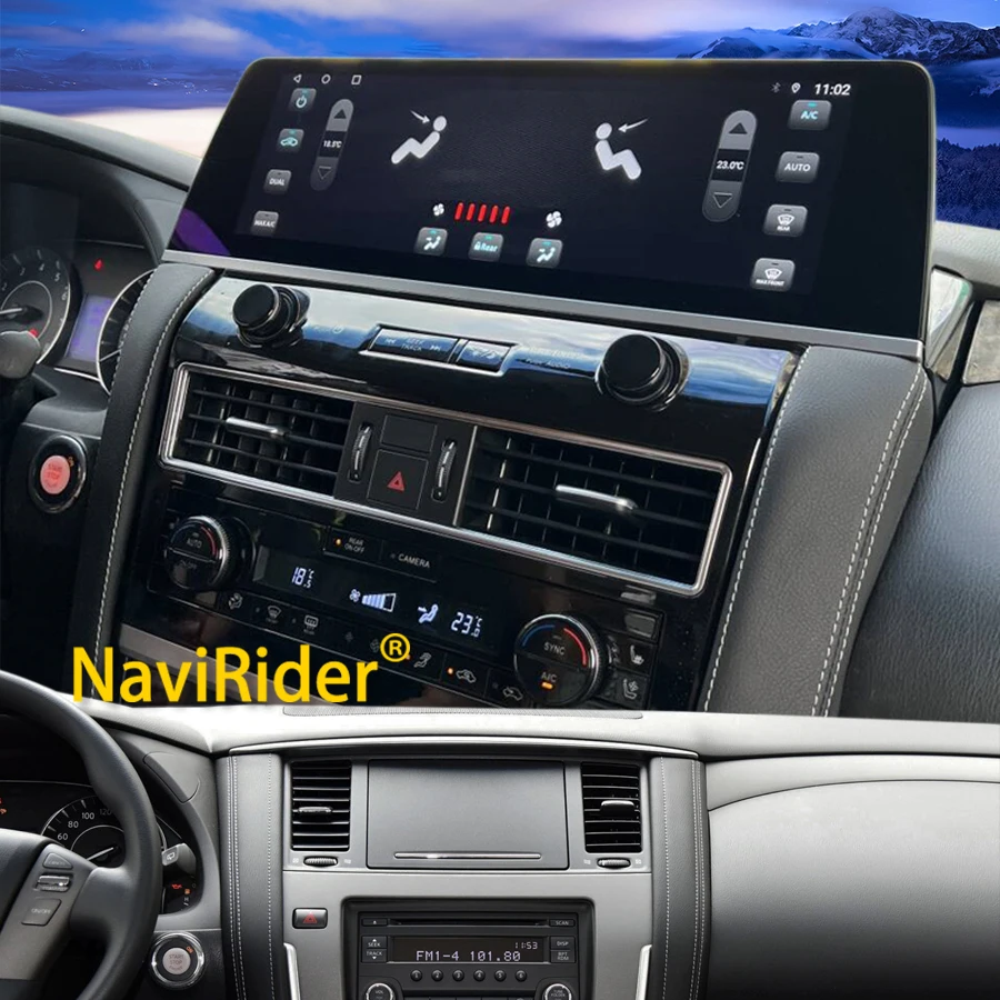 16.3 Inch QLED Screen For Nissan Patrol Y62 Armada QX80 2010+ Car Multimedia DVD Player Navigator Unit Stereo Android Radio GPS