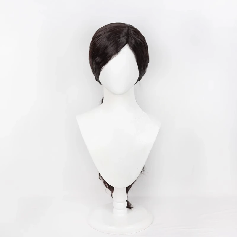 Movie Wicked Elphaba Cosplay Wig Adult Women Long Black Curly Braid Synthetic Hair Wigs Halloween Accessories Props