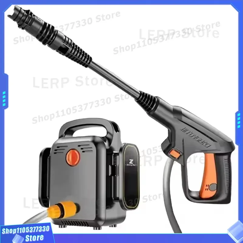 Portable Electric Steam Car Washer High Pressure Cordless Auto Cleaning Tool Battery Powered Mobile Wash Gun for Vehicle