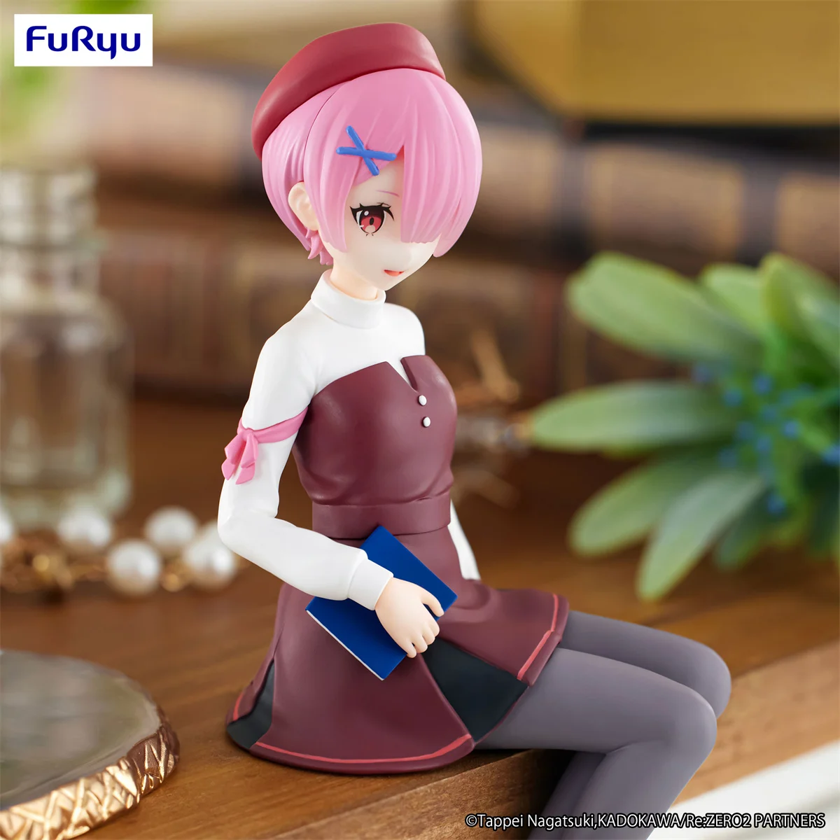 ในสต็อกOriginal FuRyu Re: ชีวิตในโลกที่แตกต่างกันจากZero Ram RemวรรณกรรมPvc 14 ซม.อะนิเมะคอลเลกชันของเล่น