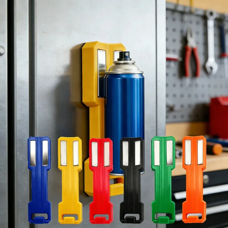 Suporte Magnético para Latas de Aerossol, Organizador de Parede com Instalação Sem Ferramentas, Economizador de Espaço para Garagem, Oficina e Cozinha