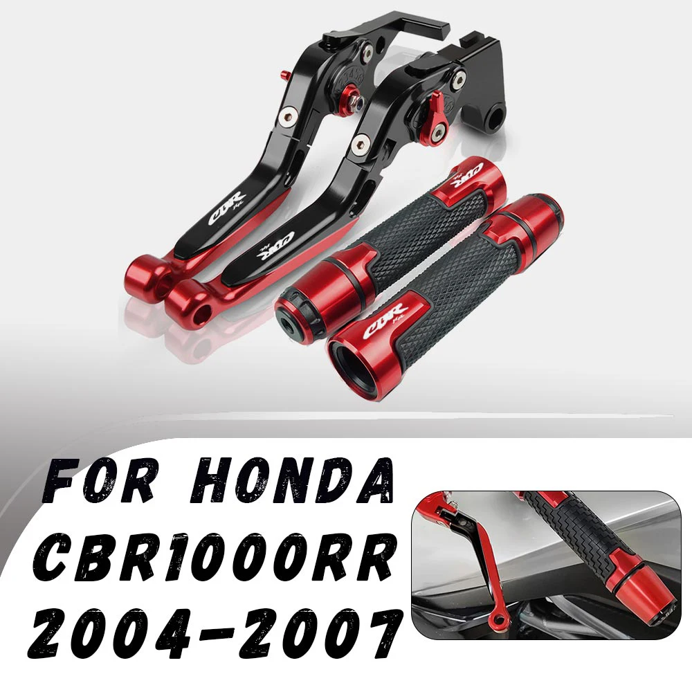 

For Honda CBR1000RR/ FIREBLADE 2004-2007 Motorcycle CNC Folding Brake Clutch Lever Handbrake Handlebar Grip Handle Hand Grips