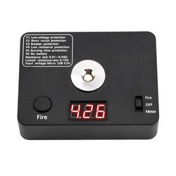 521 TAB Mini V3 Tool Kit Ohm meters Coil Check Digital With Resistance Test/Fire/USB Charging fit 18650 Battery with short circu