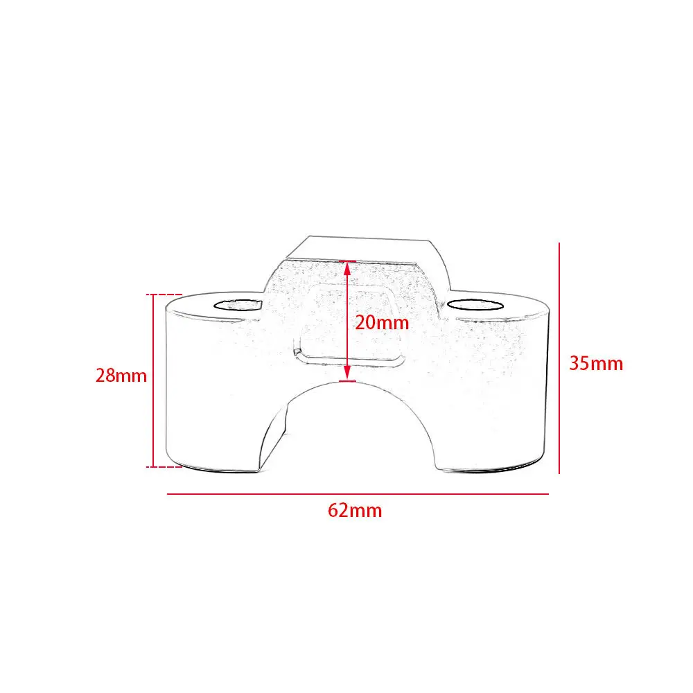 waase For Honda ADV150 ADV160 ADV350 2017 2018 2019 2020 2021 2022 2023 2024 Handlebar Riser Up Backs Moves Bracket Kit