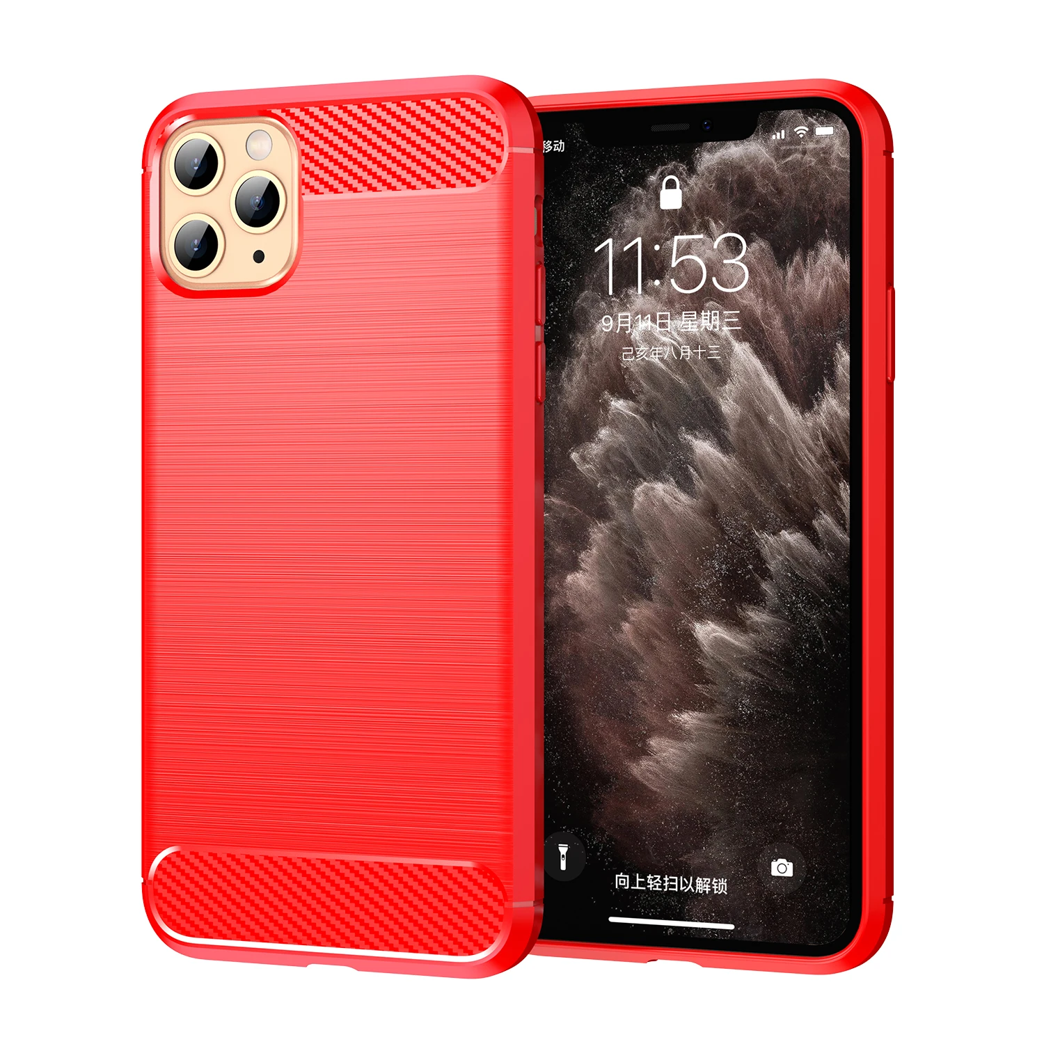 For iPhone 11 Pro Max iphone11pro max Luxury Matte Case Soft Silicone Back Cover for iphone 11pro max Protective Phone Cases image 4
