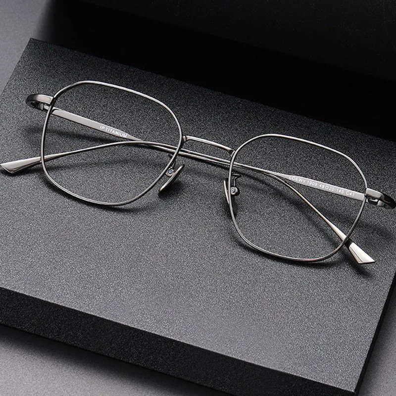 Титановые оправы для очков EYELUYAN, оптические оправы, очки унисекс, очки в стиле ретро, очки по рецепту, мужские и женские оправы для близорукости