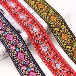 3 Yards 4CM 1.5 Inch Vintage Weaving Ribbon Jacquard Ribbon Guitar Accessory Belt