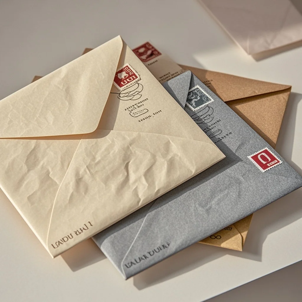 

Add a Touch of Gold. Enhance your custom colored envelopes with our elegant and precise gold foil stamping.