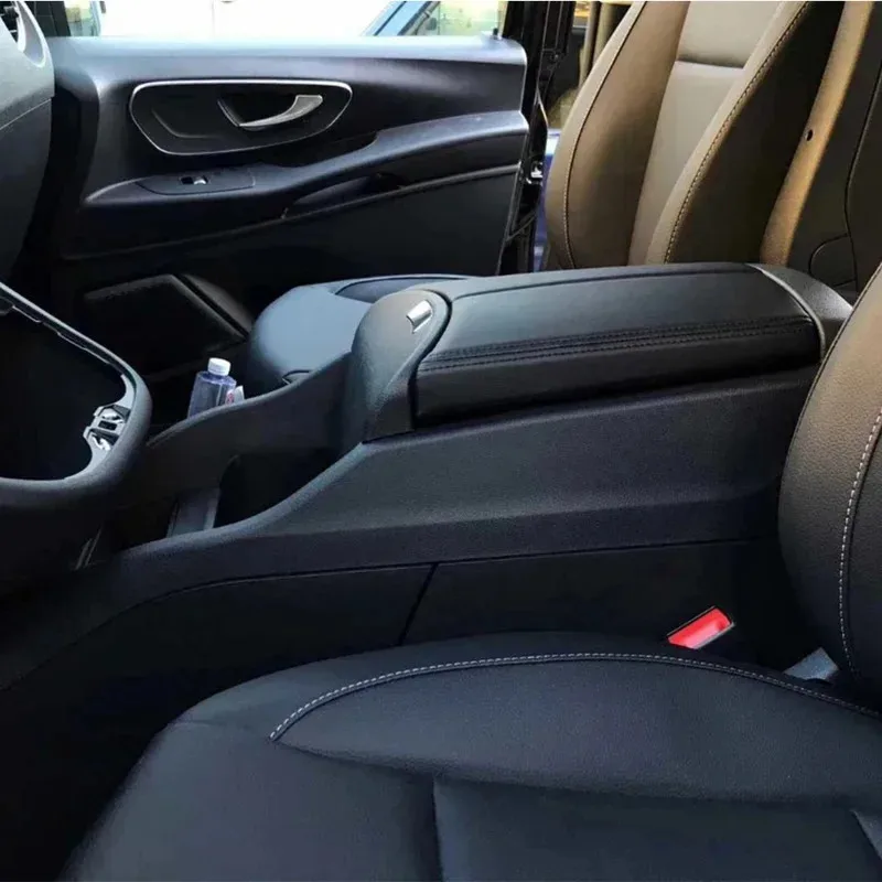 

Factory Hot Selling Car Interior Accessories 2022 Luxury Front Armrest With Refrigerator Compressor and Inverter Auto Modify