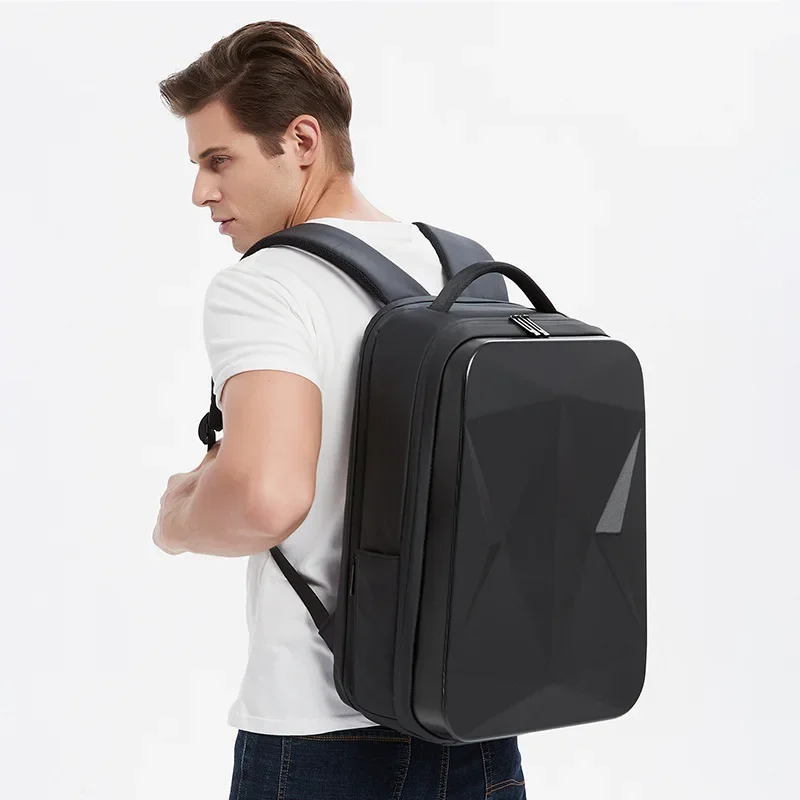 New Fashion Men\'s Backpack Large Capacity Business Laptop Bag Usb Waterproof Suitcase Wholesale Multifunctional Hard Shell Bag