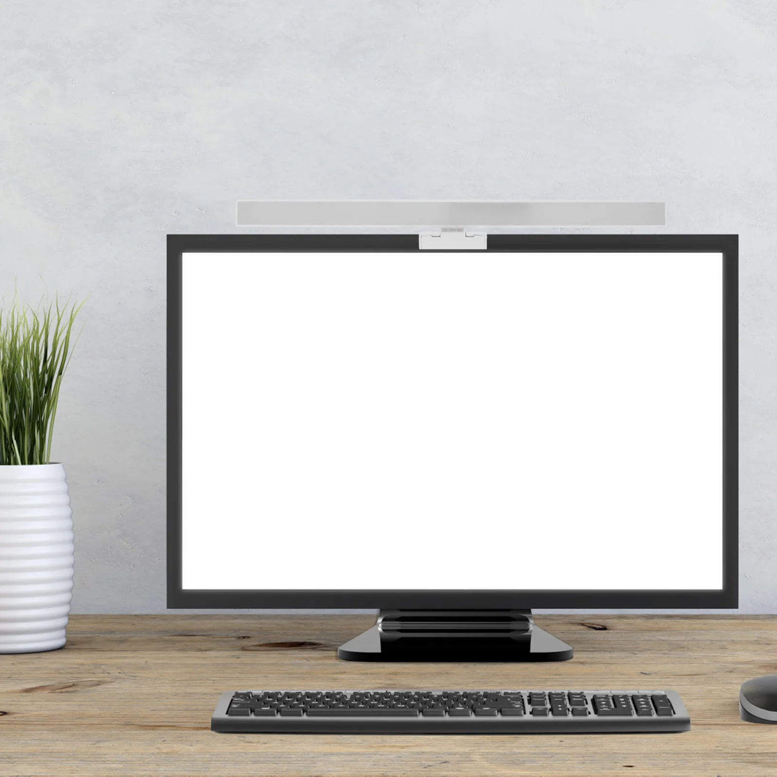 

Modern LED Monitor Light Bar with Dimmer Eye Protection Timer for Computer Gaming Desk Task Lighting Office Reading Accessory