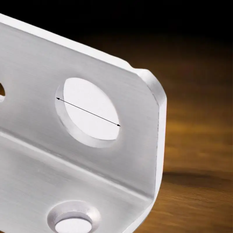 스테인리스 스틸 보안 도어 잠금 브레이스 - 가정 및 캐비닛 도어용 두꺼운 도난 방지 래치, 변조 방지 디자인