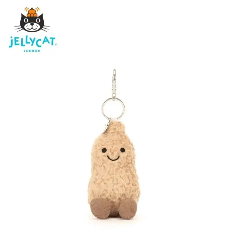 【IN VOORRAAD】Originele JELLYCAT UK Fun Peanut Leuke Knuffel Super Zachte Schoonheid Kleine Pinda Sleutelhanger Pop Verjaardag Kerstcadeau