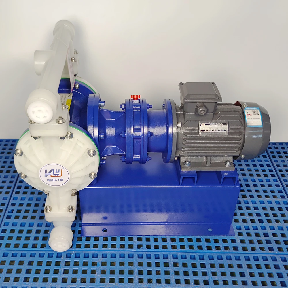 Electric Double Diaphragm Emulsion Transfer Pump 1.5KW 380V/440V PP Plastic High Flow 10-100 L/Min Industrial Boilers China