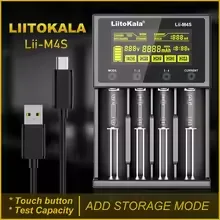 

НОВОЕ многофункциональное зарядное устройство LiitoKala Lii-M4S для 3,7 В 1,2 В 18650 26650 21700 14500 18350 AA AAA A C батареи