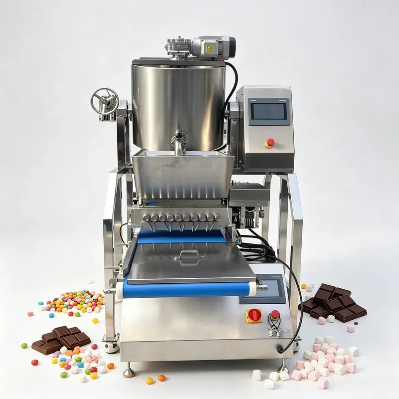 Small Mini Hard Candy Chocolate Lollipop Jelly Chewing Gum Bear Licorice Making Deposition Machine