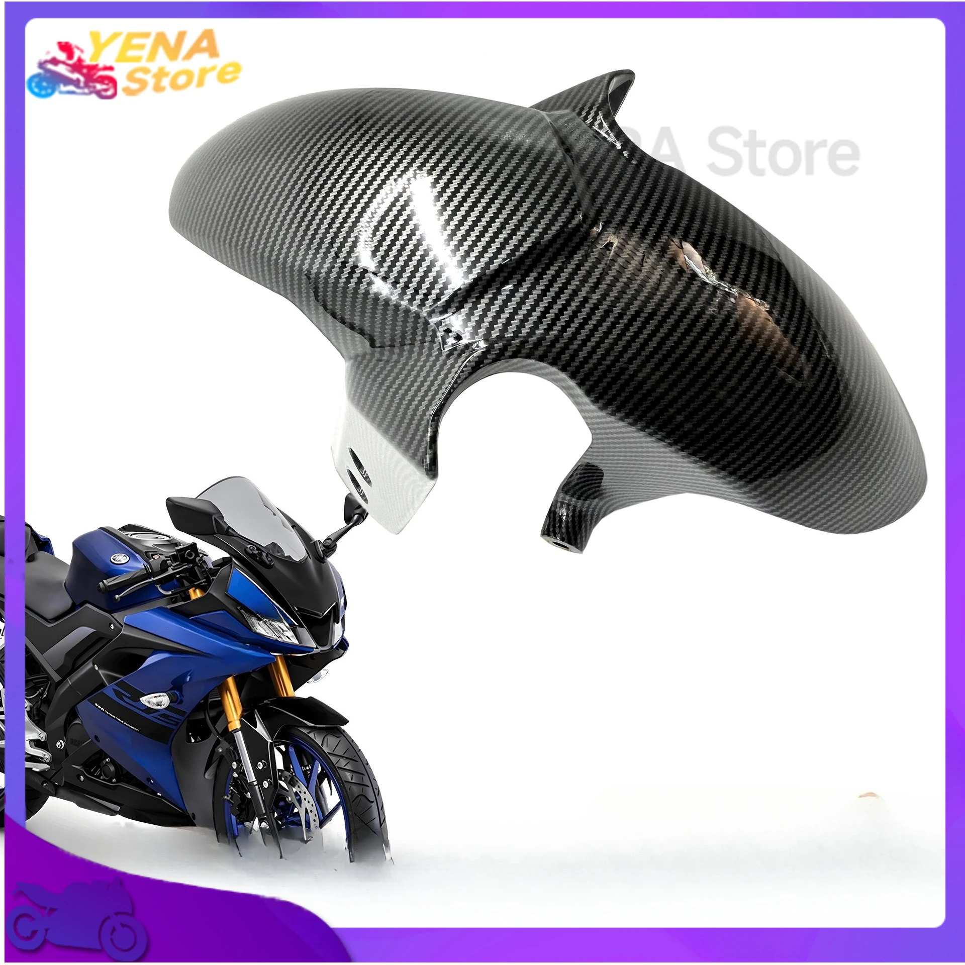 

Applicable to Yamaha YZF R15 R125 2019 2020 2021 2022 2023 2024 Front Fender Fairing Mudguard Replacement OEM Quality Durable
