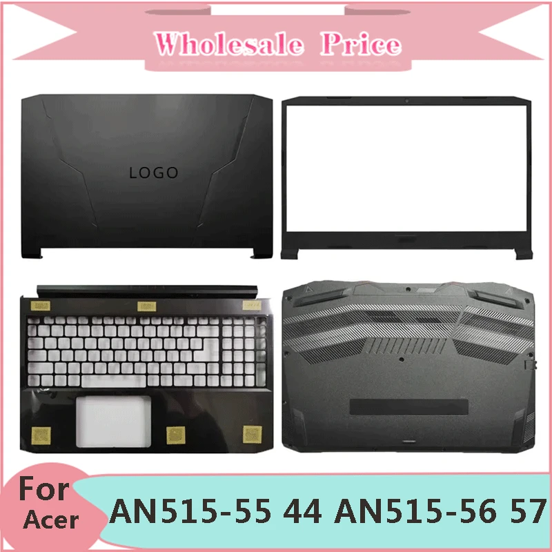 

New For Acer Nitro 5 AN515-55 44 AN515-56 57 N20C1 Laptop LCD Back Cover Front Bezel Upper Palmrest Bottom Case Keyboard Hinges